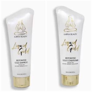 KARMA BEAUTY Restorative Liquid Gold Shampoo and Conditioner Set NEW